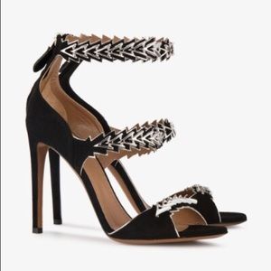 🖤 Alaia Chain Embellished Sandals